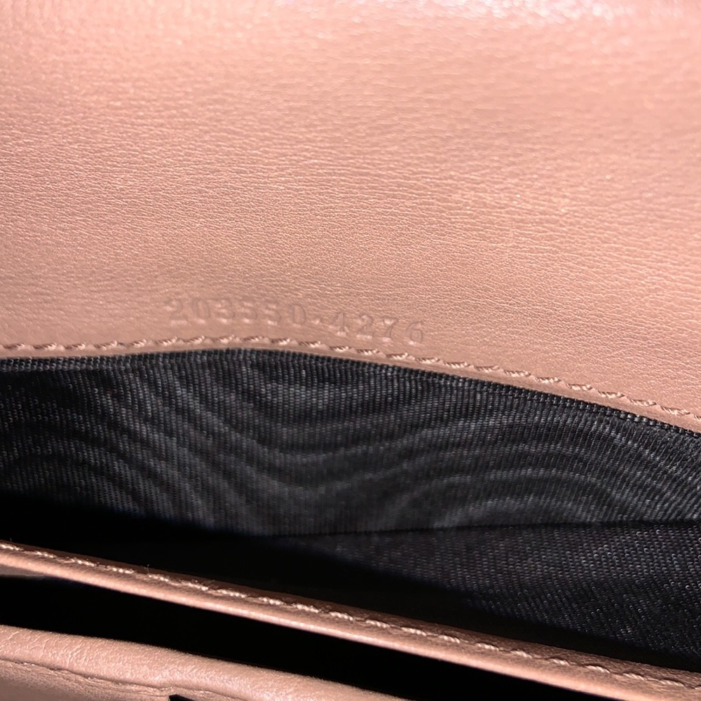 Authentic Gucci Diamanté Heart Long Flap Wallet - Picture 15 of 16